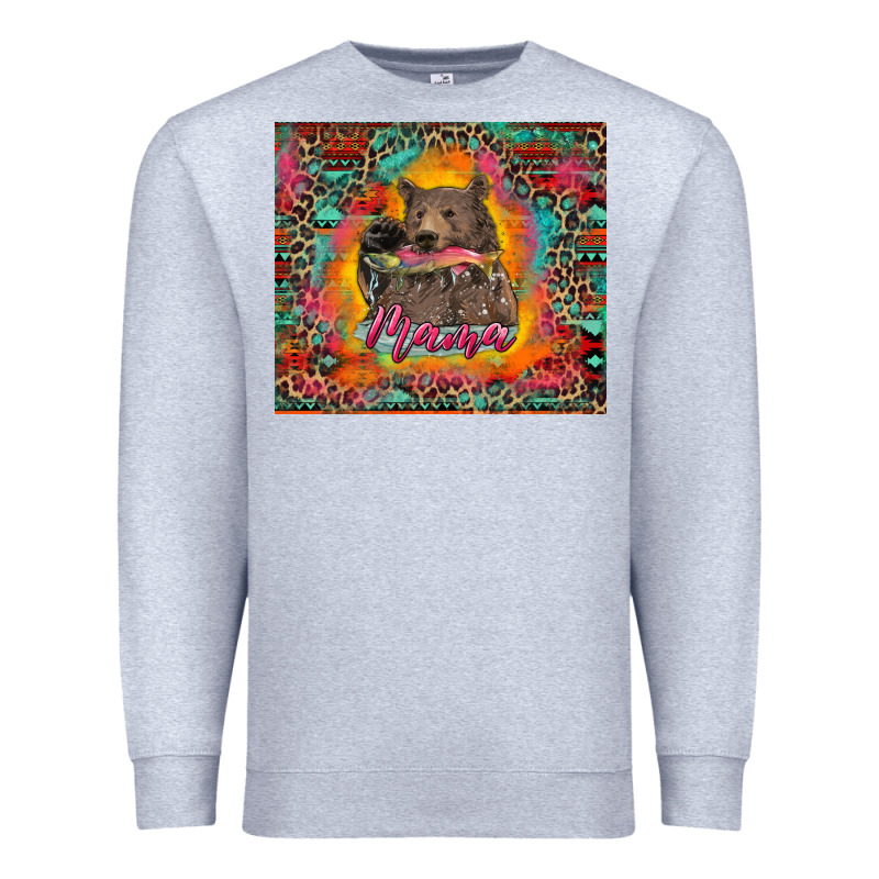 Mama Bear Leopard And Aztec Premium Sweatshirt by RanaPortraitStore | Teevron