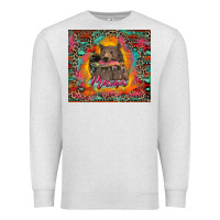 Oatmeal Heather mama bear leopard and aztec Premium Sweatshirt - RanaPortraitStore