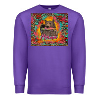 Purple mama bear leopard and aztec Premium Sweatshirt - RanaPortraitStore