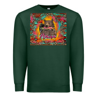Sports Green mama bear leopard and aztec Premium Sweatshirt - RanaPortraitStore