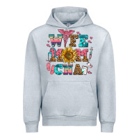 Heather Grey wife mom cna Urban Hoodie - AdoDesignShop