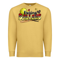 Antique Gold raising ballers softball Premium Sweatshirt - Zillion Design Studio