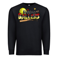 Black raising ballers softball Premium Sweatshirt - Zillion Design Studio