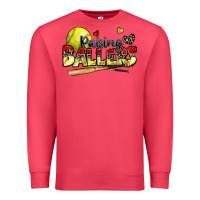 Cardinal raising ballers softball Premium Sweatshirt - Zillion Design Studio