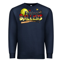 Navy raising ballers softball Premium Sweatshirt - Zillion Design Studio