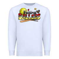 White raising ballers softball Premium Sweatshirt - Zillion Design Studio