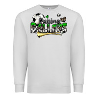 Dove Grey raising ballers soccer Premium Sweatshirt - Zillion Design Studio