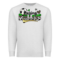 Oatmeal Heather raising ballers soccer Premium Sweatshirt - Zillion Design Studio