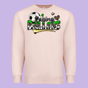 Raising Ballers Soccer Premium Sweatshirt Designed By Zillion Design Studio