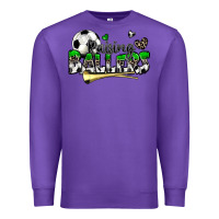 Purple raising ballers soccer Premium Sweatshirt - Zillion Design Studio