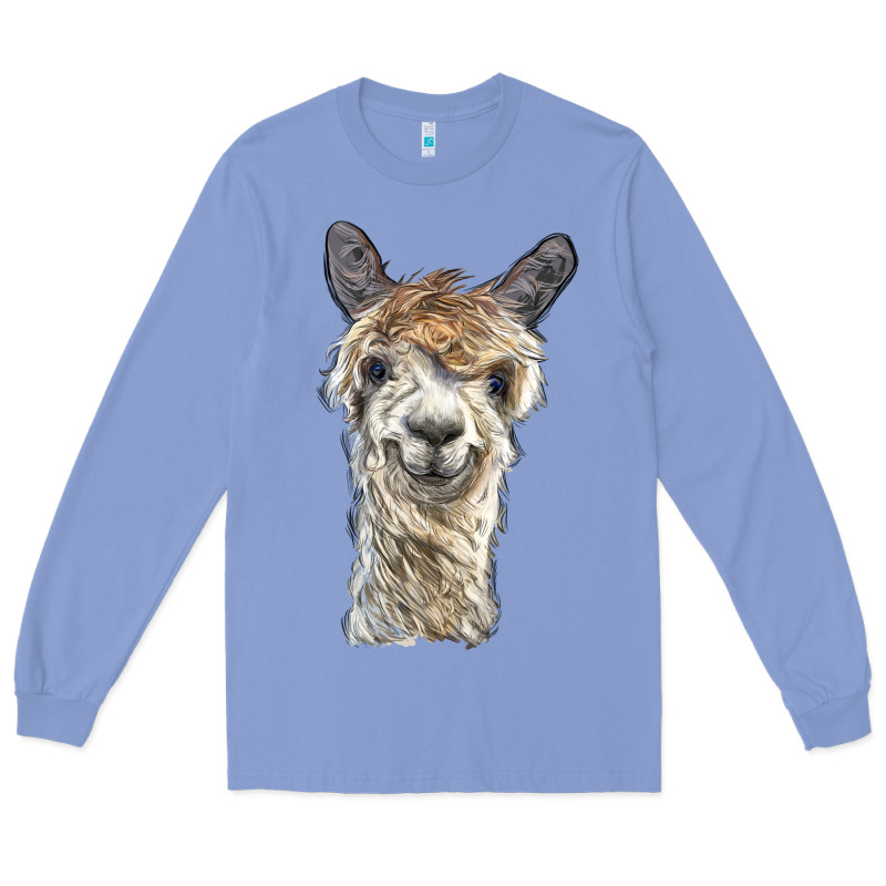Alpaca Long Sleeve Tee by BarkalooDesign | Teevron