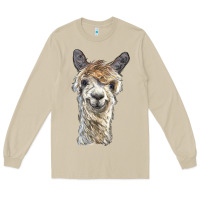 Mushroom alpaca Long Sleeve Tee - BarkalooDesign
