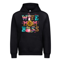 Black wife mom boss Urban Hoodie - AdoDesignShop