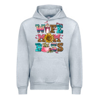 Heather Grey wife mom boss Urban Hoodie - AdoDesignShop