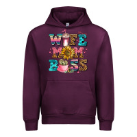 Mauve Wine wife mom boss Urban Hoodie - AdoDesignShop