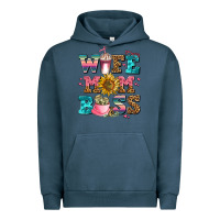 Pigment Midnight Navy wife mom boss Urban Hoodie - AdoDesignShop