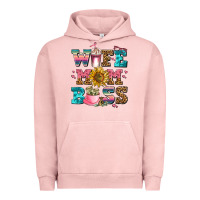 Pigment Salmon wife mom boss Urban Hoodie - AdoDesignShop