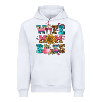White wife mom boss Urban Hoodie - AdoDesignShop