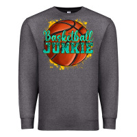 Charcoal Heather basketball junkie Premium Sweatshirt - texasbilliewilder