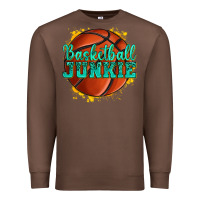Chestnut basketball junkie Premium Sweatshirt - texasbilliewilder