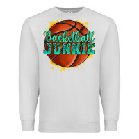 Dove Grey basketball junkie Premium Sweatshirt - texasbilliewilder