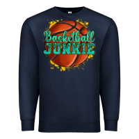 Navy basketball junkie Premium Sweatshirt - texasbilliewilder