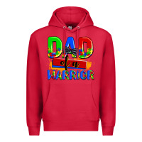 Cardinal dad of a warrior Premium Hoodie - AdoDesignShop