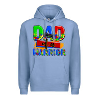 Colony Blue dad of a warrior Premium Hoodie - AdoDesignShop