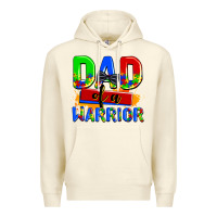Sandshell dad of a warrior Premium Hoodie - AdoDesignShop