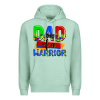 Seafoam dad of a warrior Premium Hoodie - AdoDesignShop