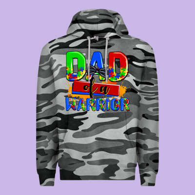 Dad Of A Warrior Premium Hoodie Designed By Adodesignshop