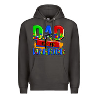 Smoke dad of a warrior Premium Hoodie - AdoDesignShop