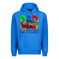 True Royal dad of a warrior Premium Hoodie - AdoDesignShop