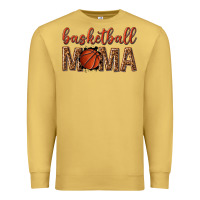 Antique Gold basketball mama Premium Sweatshirt - texasbilliewilder