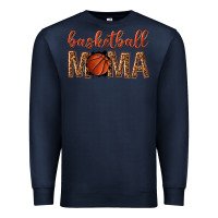 Navy basketball mama Premium Sweatshirt - texasbilliewilder