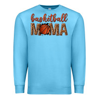 Ocean Blue basketball mama Premium Sweatshirt - texasbilliewilder