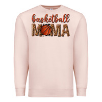 Pale Pink basketball mama Premium Sweatshirt - texasbilliewilder