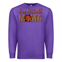Purple basketball mama Premium Sweatshirt - texasbilliewilder