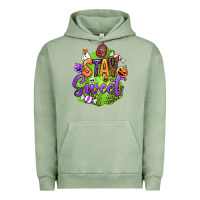 Pigment Oil Green stay sweet halloween Urban Hoodie - BundleAndBundleShop