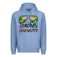 Colony Blue teacher off duty Premium Hoodie - Artiststas