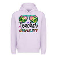 Lilac teacher off duty Premium Hoodie - Artiststas