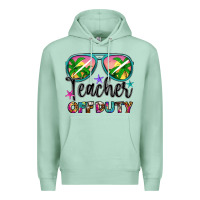 Seafoam teacher off duty Premium Hoodie - Artiststas