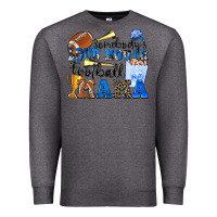 Charcoal Heather somebody's loud mouth football mama Premium Sweatshirt - Zillion Design Studio