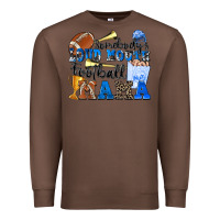 Chestnut somebody's loud mouth football mama Premium Sweatshirt - Zillion Design Studio