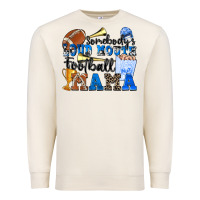 Somebody's Loud Mouth Football Mama Premium Sweatshirt | Teevron