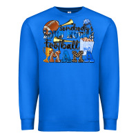 True Royal somebody's loud mouth football mama Premium Sweatshirt - Zillion Design Studio