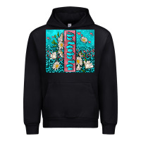 Turquoise Leopard Mama Urban Hoodie | Teevron
