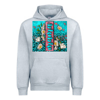 Heather Grey turquoise leopard mama Urban Hoodie - AdoDesignShop