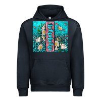 Navy turquoise leopard mama Urban Hoodie - AdoDesignShop