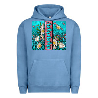 Pigment Pebble Blue turquoise leopard mama Urban Hoodie - AdoDesignShop